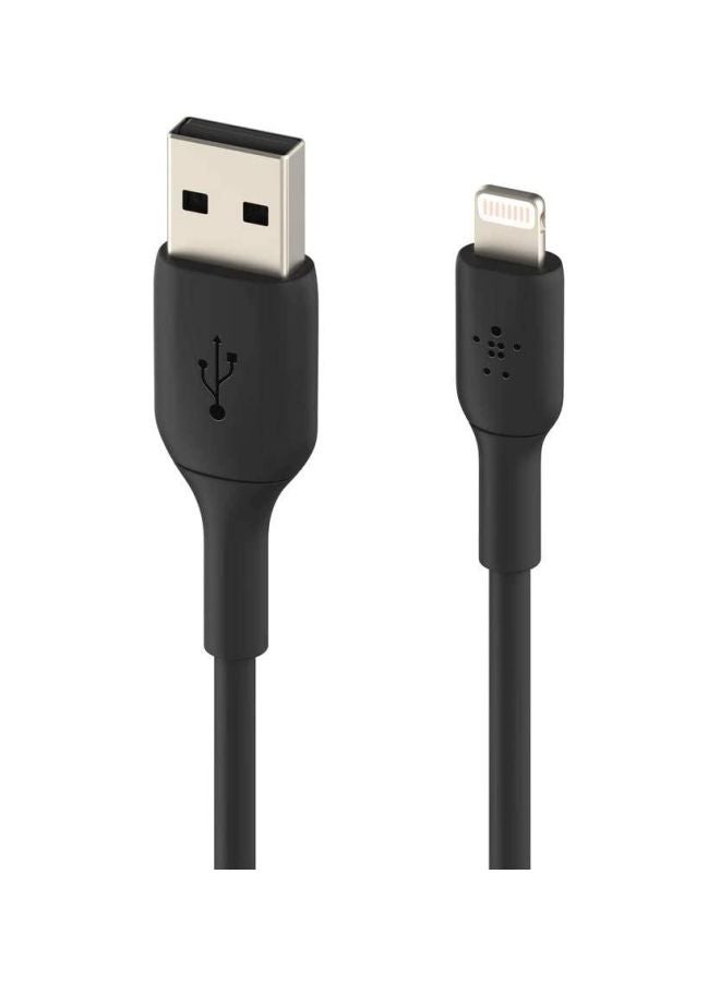 Lightning Cable (Boost Charge Lightning to USB Cable for iPhone, iPad, AirPods) MFi-Certified iPhone Charging Cable 1m Black