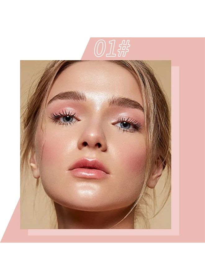 Liquid Cream Blush, Soft Dewy Face Blush, Natural Matte Finish Looking, Long-lasting Cheek Tint, Lightweight Blendable Feel, Moisturizing Face Blush for Cheek, Nude Pink