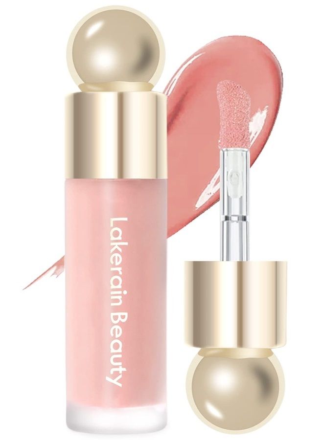 Liquid Cream Blush, Soft Dewy Face Blush, Natural Matte Finish Looking, Long-lasting Cheek Tint, Lightweight Blendable Feel, Moisturizing Face Blush for Cheek, Nude Pink