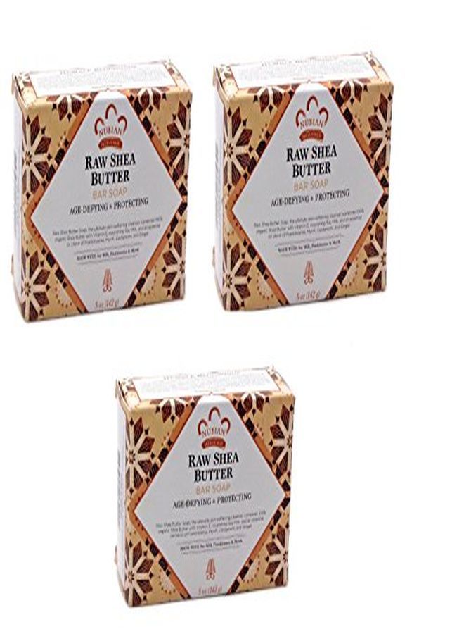 Bar Soap Raw Shea Butter 5 Oz By  3Pack