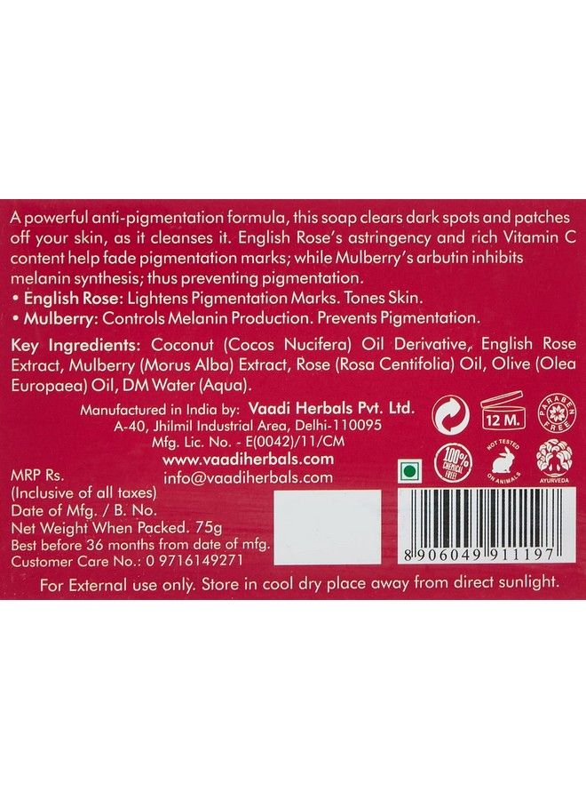 Anti Pigmentation Enchanting Rose Soap 6X75G