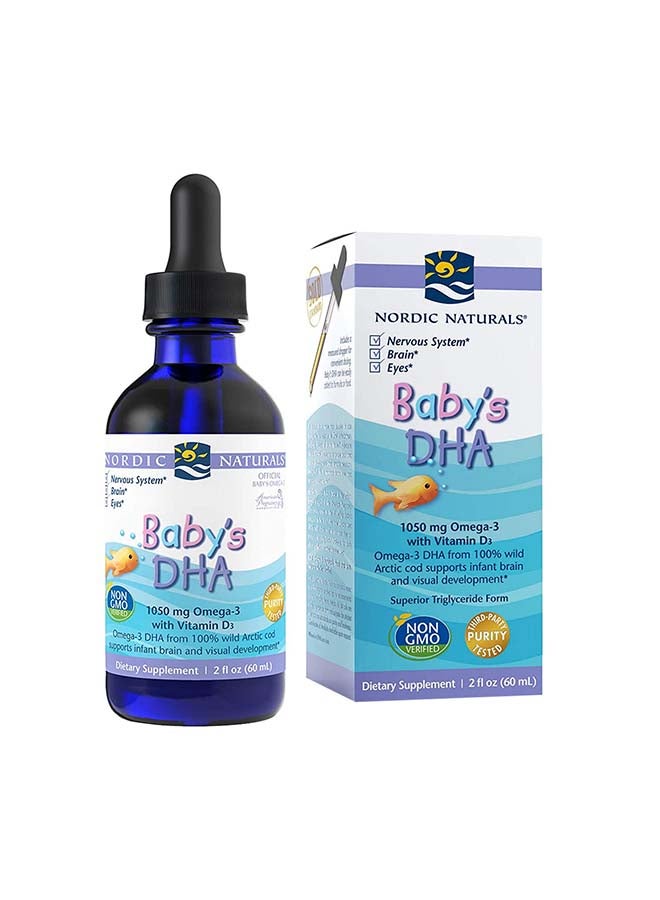 Baby's DHA with Vitamin D3, 2 oz (60ml)