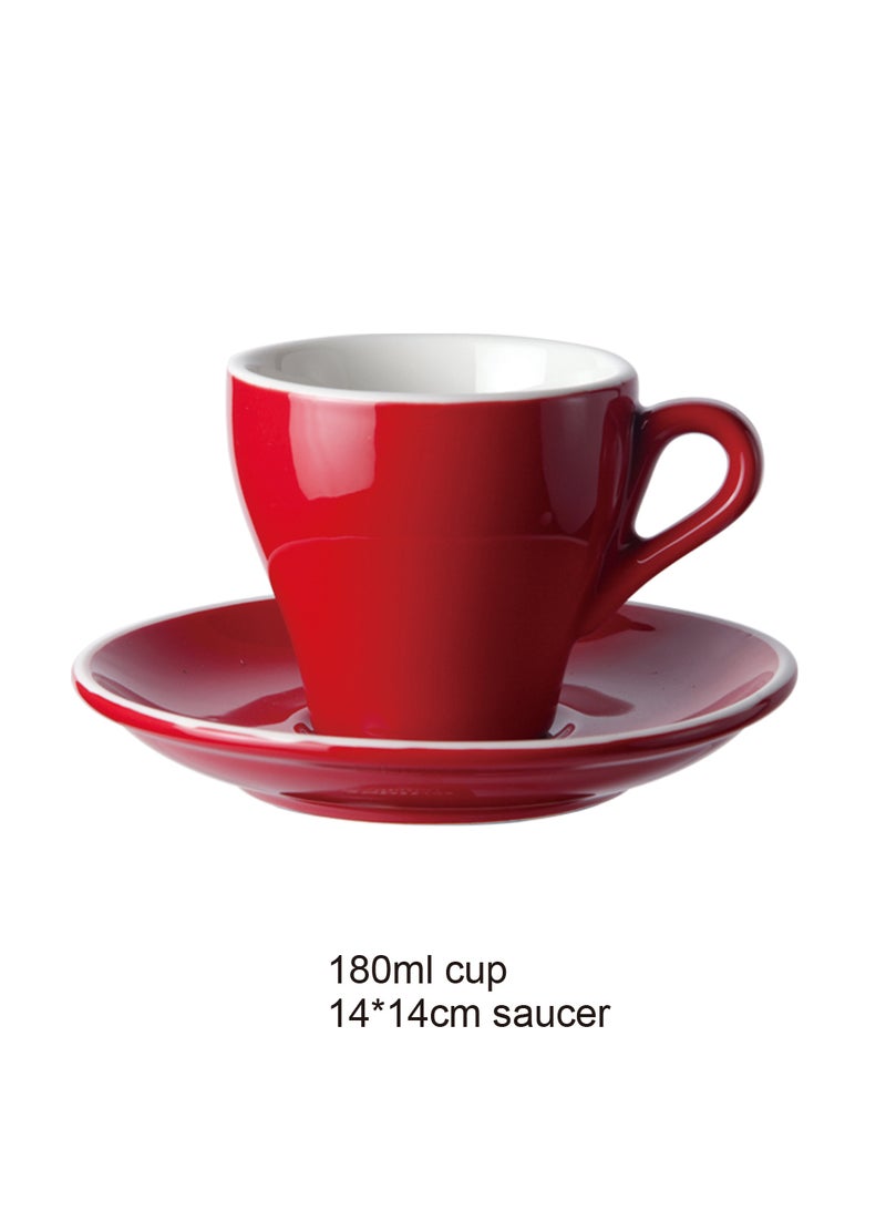 Coloured Glaze Red 8.5x6x6cm