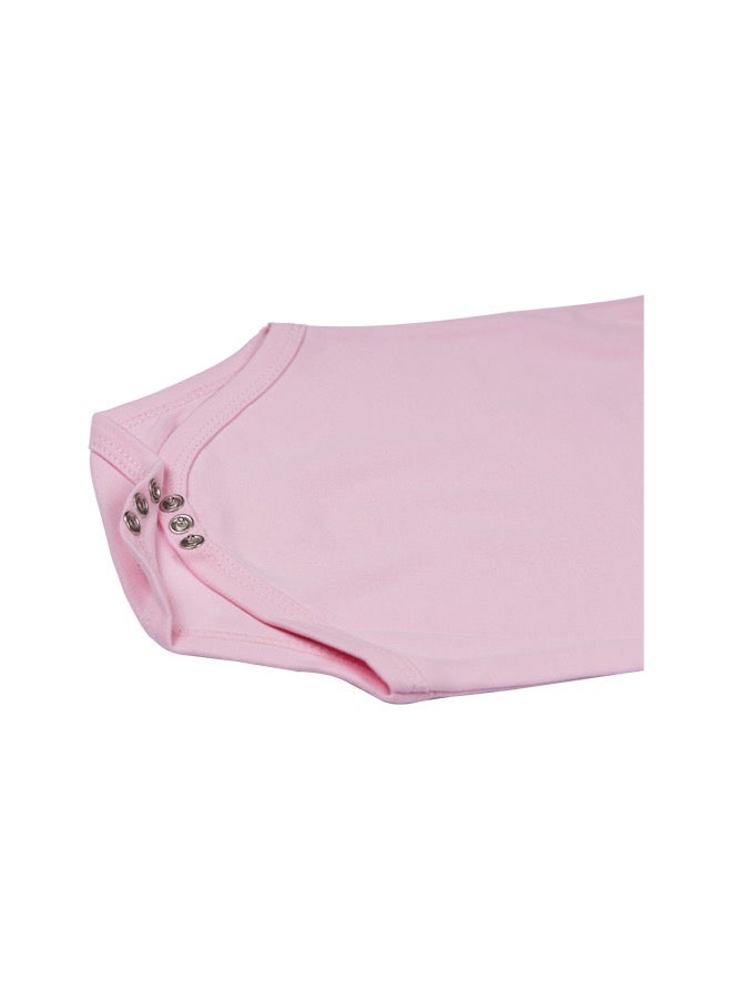 100% Super Combed Cotton, Long Sleeves Romper/Bodysuit, For New Born To 24Months, Set Of 6 - Pink, Lemon, Cream