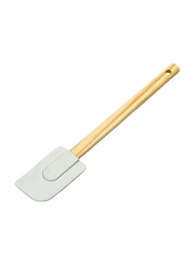 Wooden Handled Spatula Beige/White