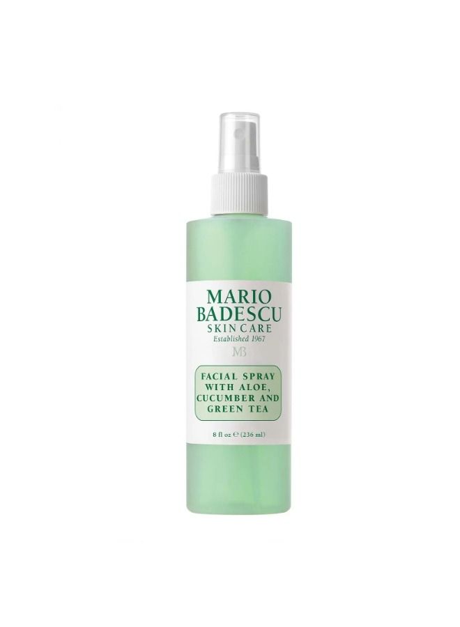 Facial Spray with Aloe, Cucumber and Green Tea 236ml