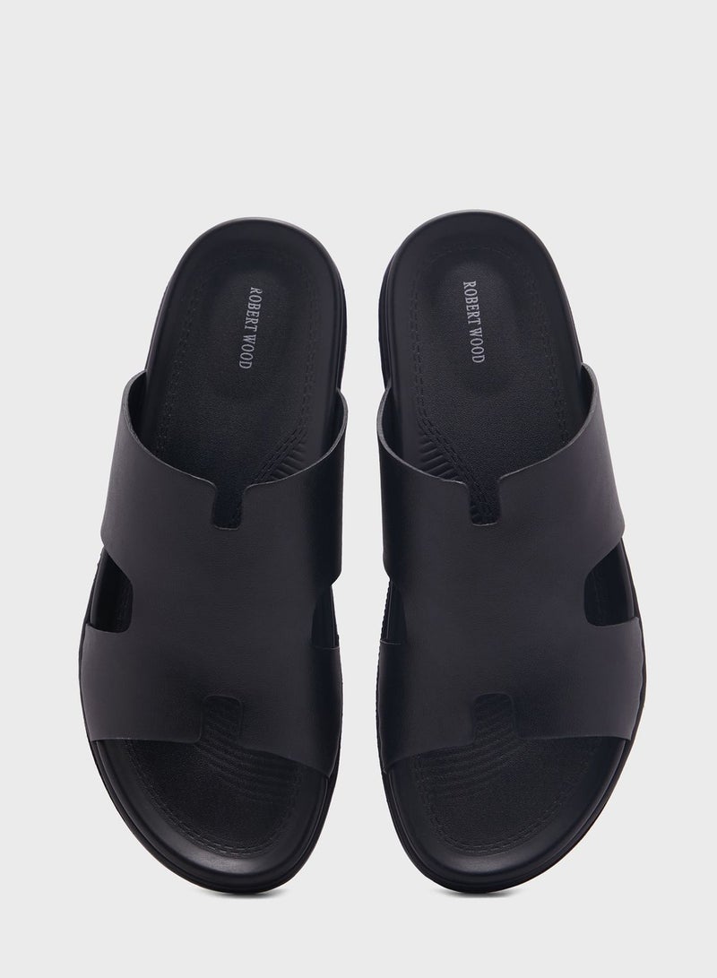 Comfort Footbed Slider Sandals
