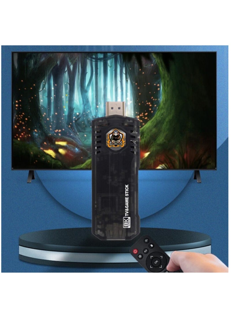 10000Games Installed 8K 4K Video Quad-core Wireless Controller Android TV Box Game Console Retro Game Stick Dual System