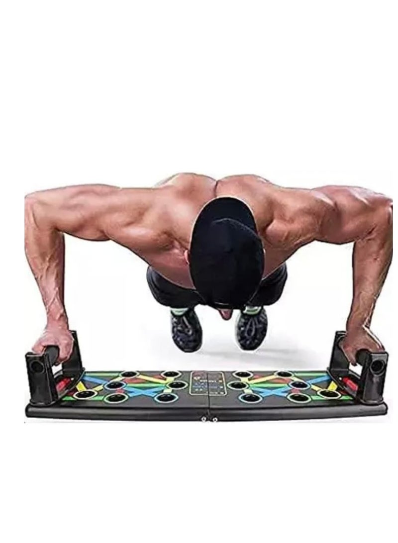 Push Up Board multifunctional Push Up System Workout Equipment for Men and Women Portable Gym Strength Training Board