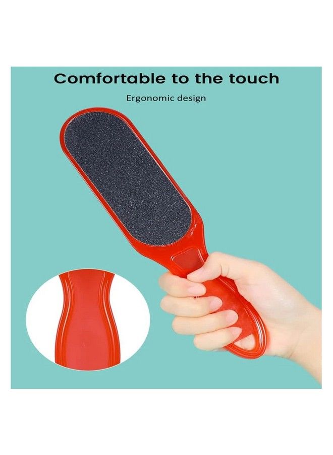 Professional Dual Sided Foot Scrubberfiler With Emery Pad For Hard N Dead Skin Callus Remover Pedicure Foot Scraper For Men N Women_Shell