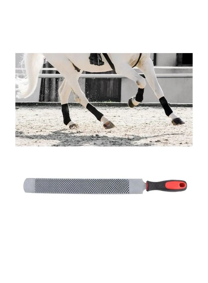 1-Piece Carbon Steel Horse Rasp Horse Hoof File,Double Sided Horse Rasp Tool for Horse Clean Hooves