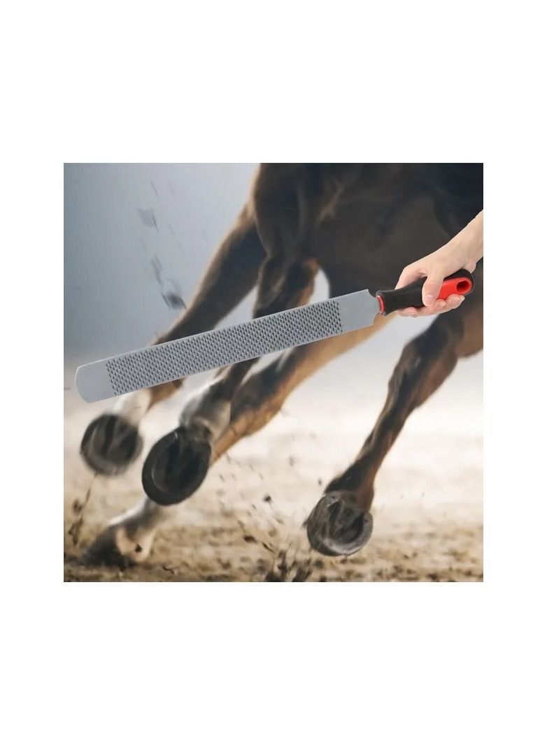 1-Piece Carbon Steel Horse Rasp Horse Hoof File,Double Sided Horse Rasp Tool for Horse Clean Hooves