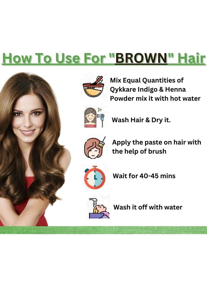 Indigo Powder For Black Hair 500Gm (100Gm X 5)