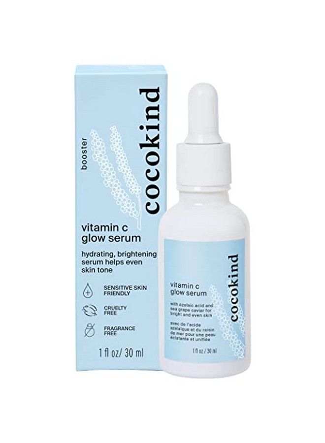 Vitamin C Glow Serum With Azelaic Acid And Sea Grape Caviar For Bright And Even Skin 1 Fl Oz