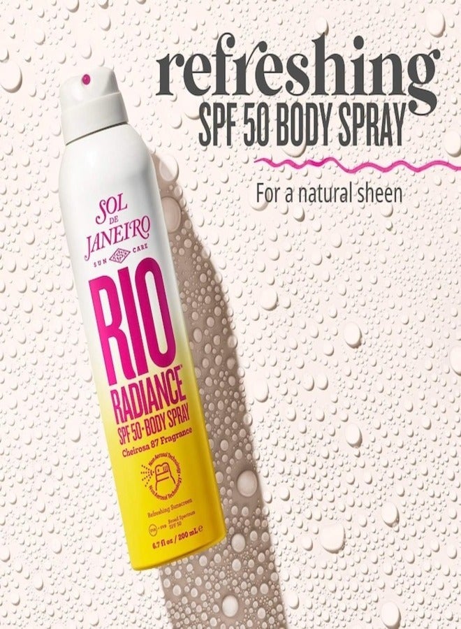 Sol de Janeiro Rio Radiance™ SPF 50 Body Spray Sunscreen with Niacinamide 6.7 fl.oz / 200 ml