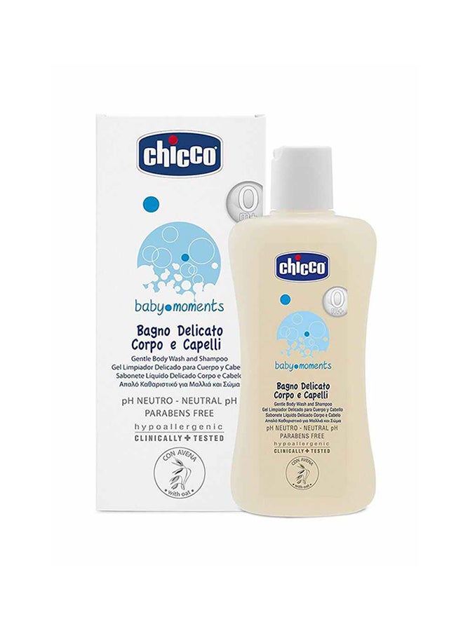 Gentle Body Wash & Shampoo 0m+, 200ml