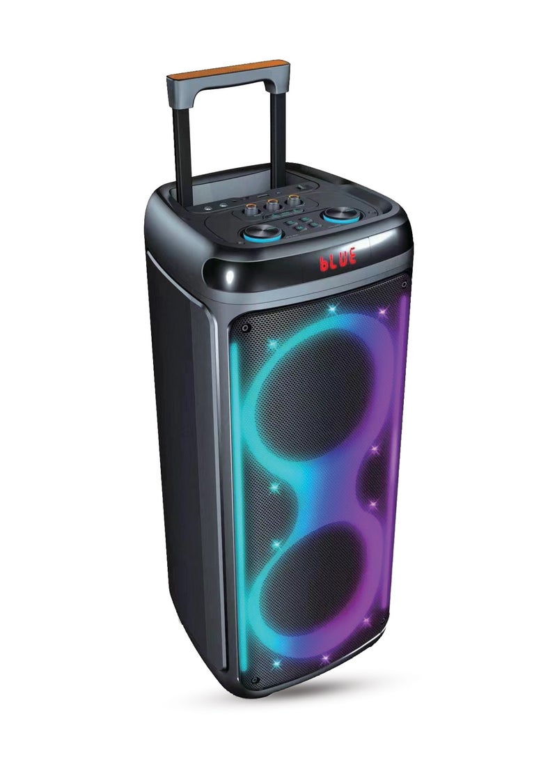 Trolley Speaker, 60 Watts, 6.5kg, 4000Ma Battery, Dual Speakers, True Wireless Stereo, ESMA Approved, 2 Years Warranty AF-60TSBK Black