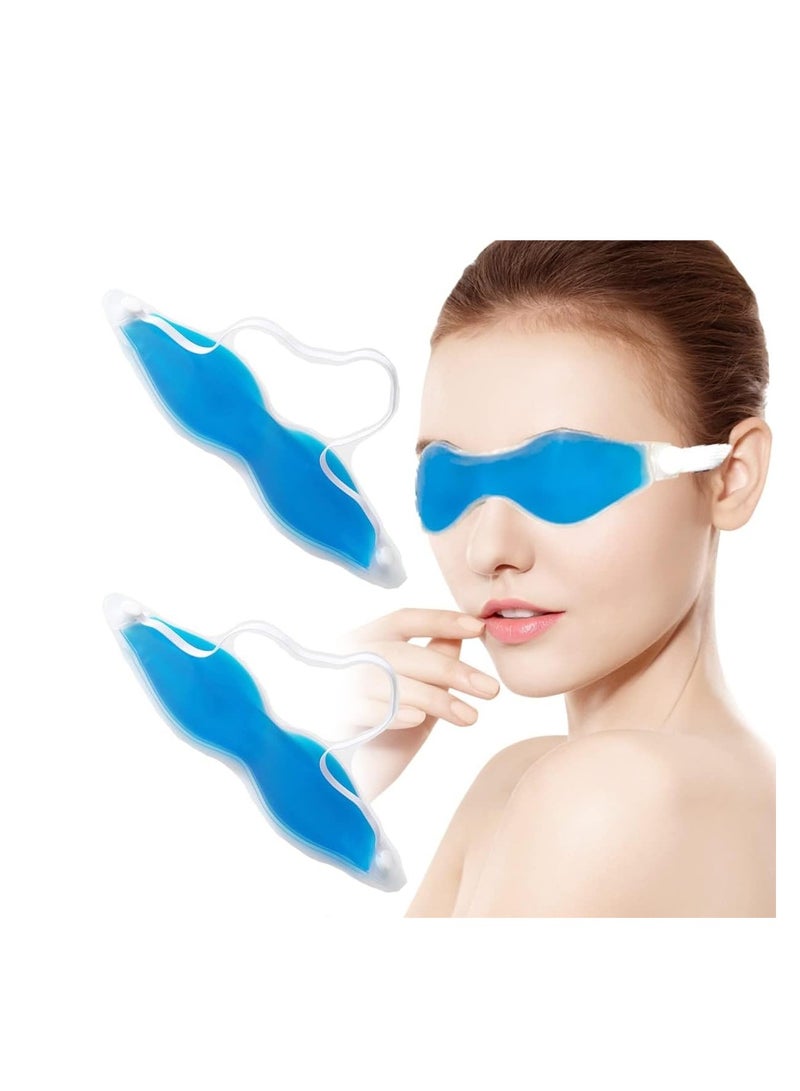 Gel Eye Mask, Chillable Eye Mask, Eye Mask for Redness, Safe Gel Pad, Heat And Cold Compress, Eye Discomfort Relief, Soothing Eye Therapy, Eye Swelling Reduction, Eye Strain Relief 3 Packs