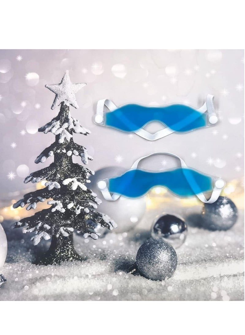 Gel Eye Mask, Chillable Eye Mask, Eye Mask for Redness, Safe Gel Pad, Heat And Cold Compress, Eye Discomfort Relief, Soothing Eye Therapy, Eye Swelling Reduction, Eye Strain Relief 3 Packs