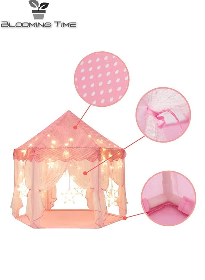 Princess Children's Spire Castle Game Tent, Indoor And Outdoor Games Can Also Be Used, Pink