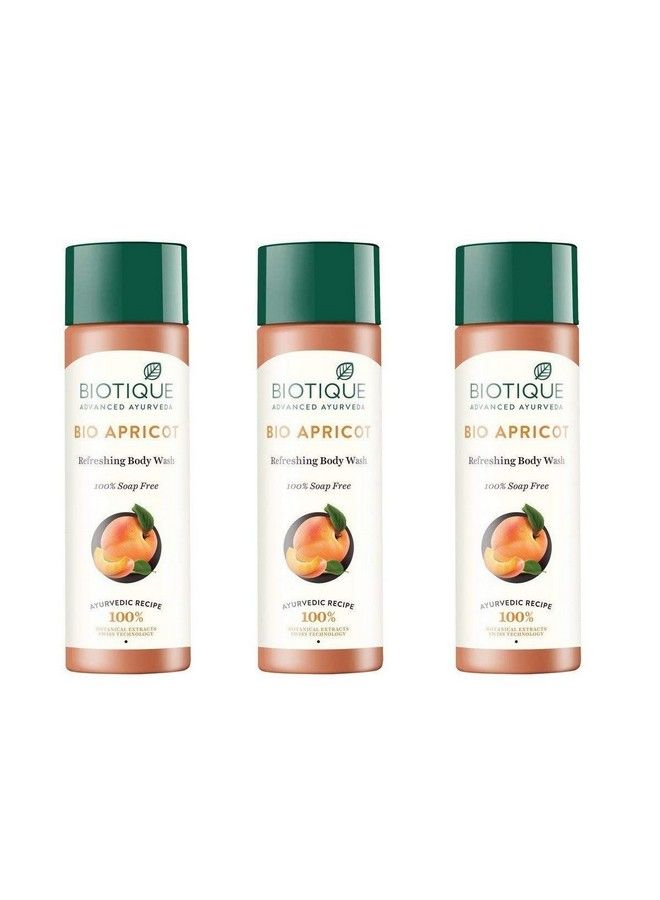 Bio Apricot Refreshing Body Wash (190 Ml) Pack Of 3