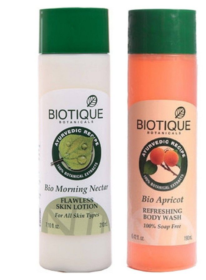 Combo Of Apricot Body Wash And Skin Lotion