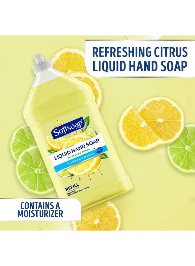 Liquid Hand Soap Refill Refreshing Citrus With Lemon Scent 32 Fluid Ounce