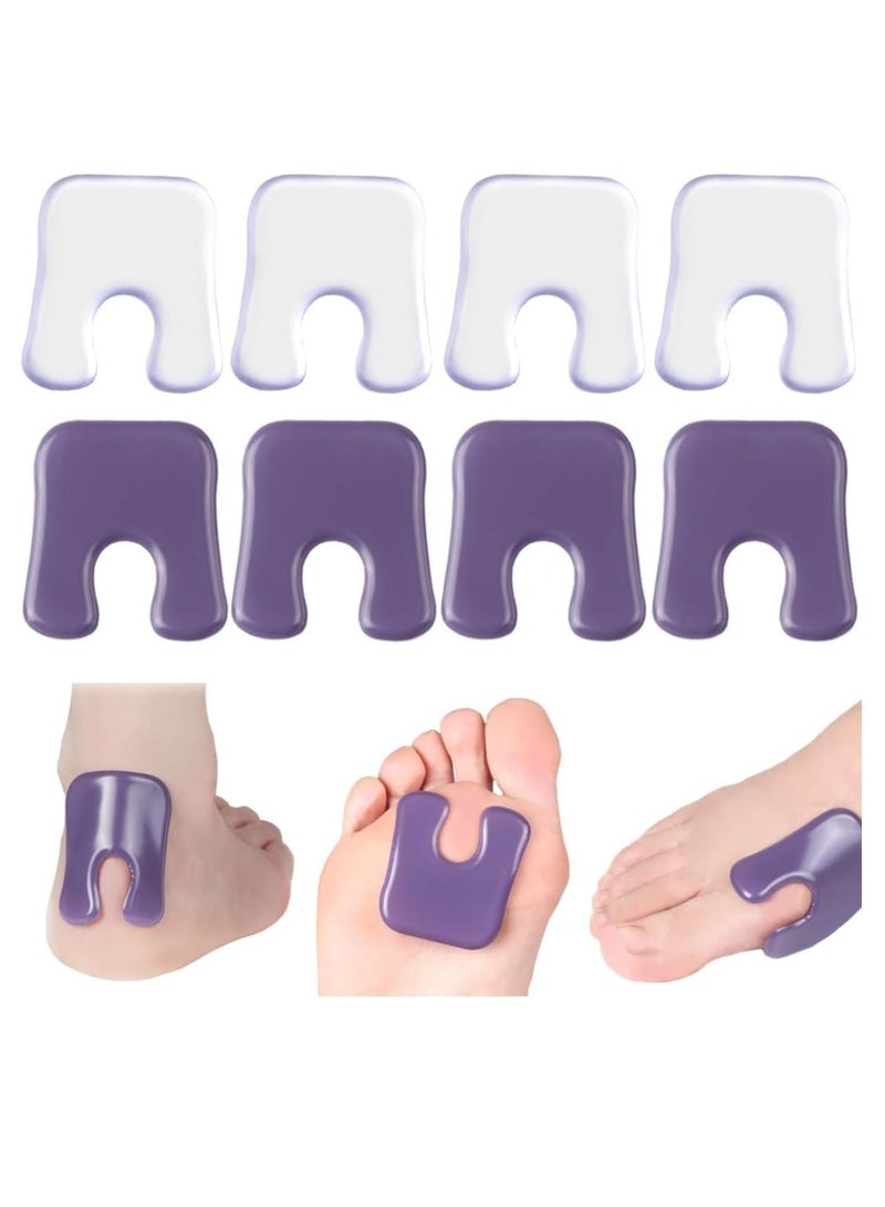 Metatarsal Pads for Women, Gel Callus Pads, High Heels Anti-Wear Pad, Self-Sticking Forefoot Cushions, Prevent Blisters and Calluses, Not Easy to Slide, for Dance, Running, Climbing, Hiking 8 Pack