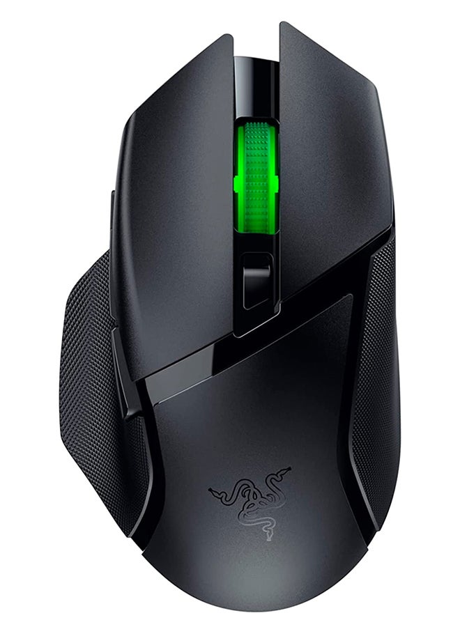 Basilisk V3 x Hyperspeed Gaming Mouse, 5G Advanced 18K DPI Optical Sensor, 18000 DPI Max Sensitivity, Mechanical Mouse Switches Gen-2, Hypershift Mode, Black | RZ01-04870100-R3G1