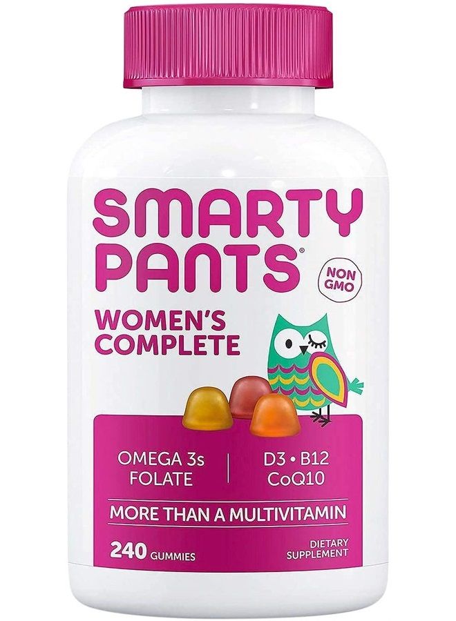 Women's Complete Multivitamin Dietary Supplement Netcount, Blueberry, Gummy 240 Count