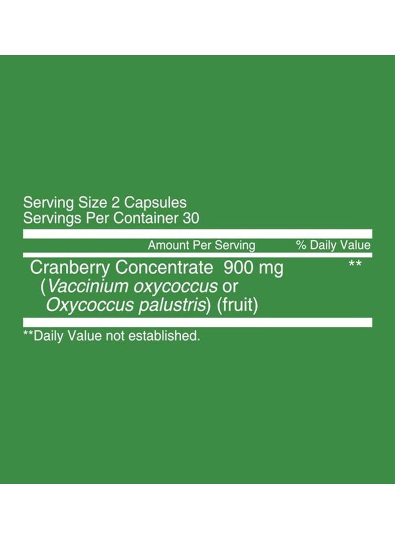 Highly Concentrated Cranberry 60 Capsules