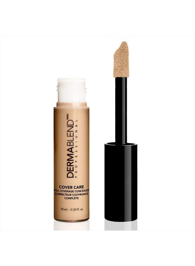 Cover Care Concealer, Full Coverage Concealer Makeup and Corrector for Under Eye Dark Circles, Acne & Blemishes, 24-Hr Hydration, Matte Finish, XL Applicator