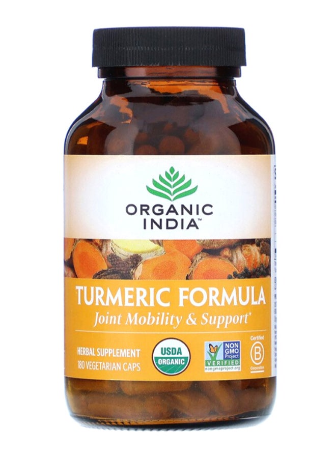 Joint Mobility And Support Turmeric Formula - 180 Vegetarian Caps