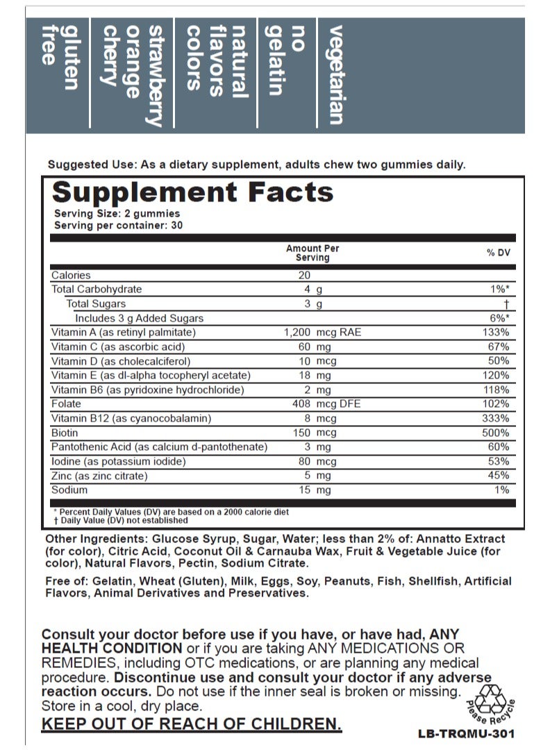 Complete Multivitamin With Biotin Gummies For Adults