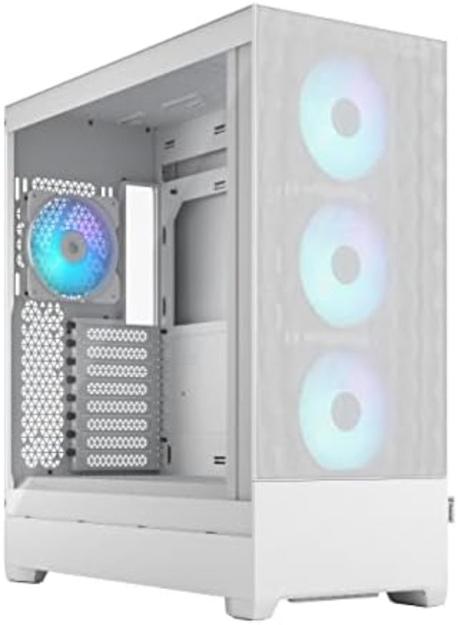 Fractal Design POP XL AIR RGB, WHITE, CLEAR TEMP. GLASS, E ATX, FULL TOWER GAMING CASE, FD-C-POR1X-01,