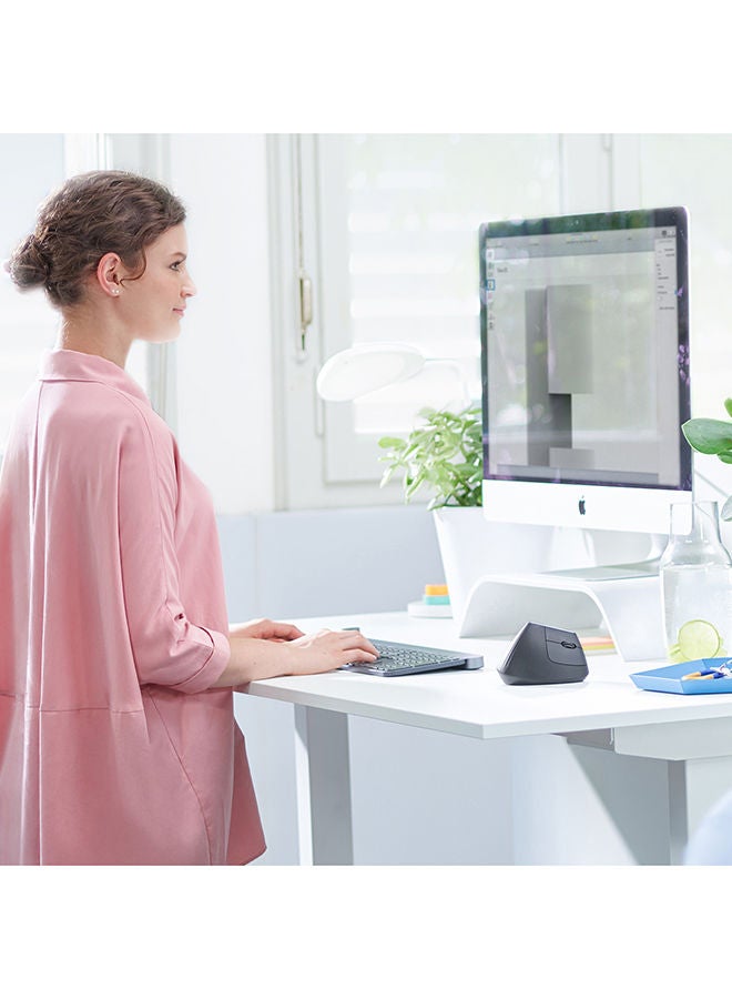MX Vertical Ergonomic Wireless Mouse With USB Receiver Graphite