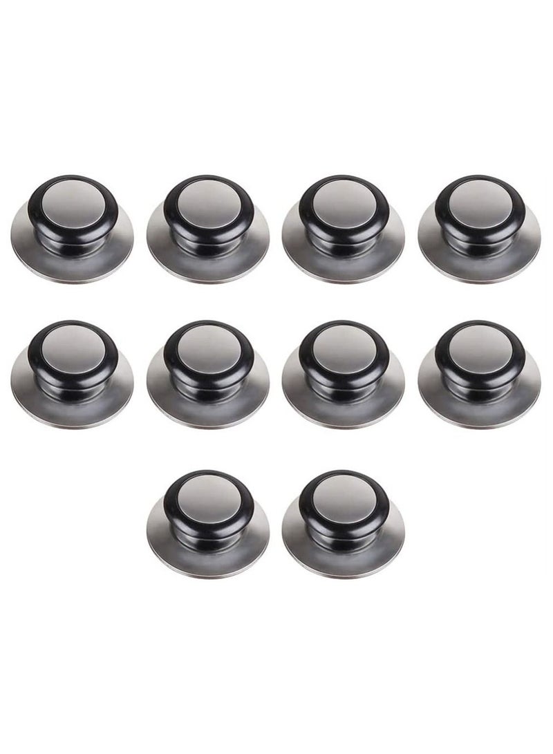 Pot Lid Knob, SYOSI 10Pcs Stainless Steel Pot Lid Replacement Knob Pan Lid Cover Knob Handle for Cookware Lid and Oven