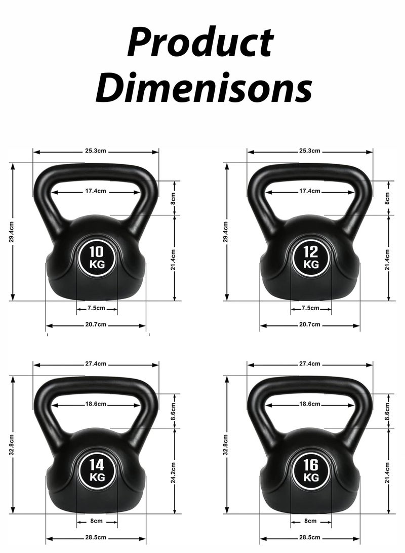 6KG Premium Fitness Kettlebell Dumbbell Strength Training Tool for Full Body Shaping Conditioning Weight Lifting Squats Workouts Home Gym Indoor Outdoor Exercises Muscle Fitness Training Equipment