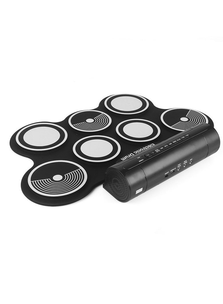 Portable Foldable Silicone Electronic Drum Pad Kit