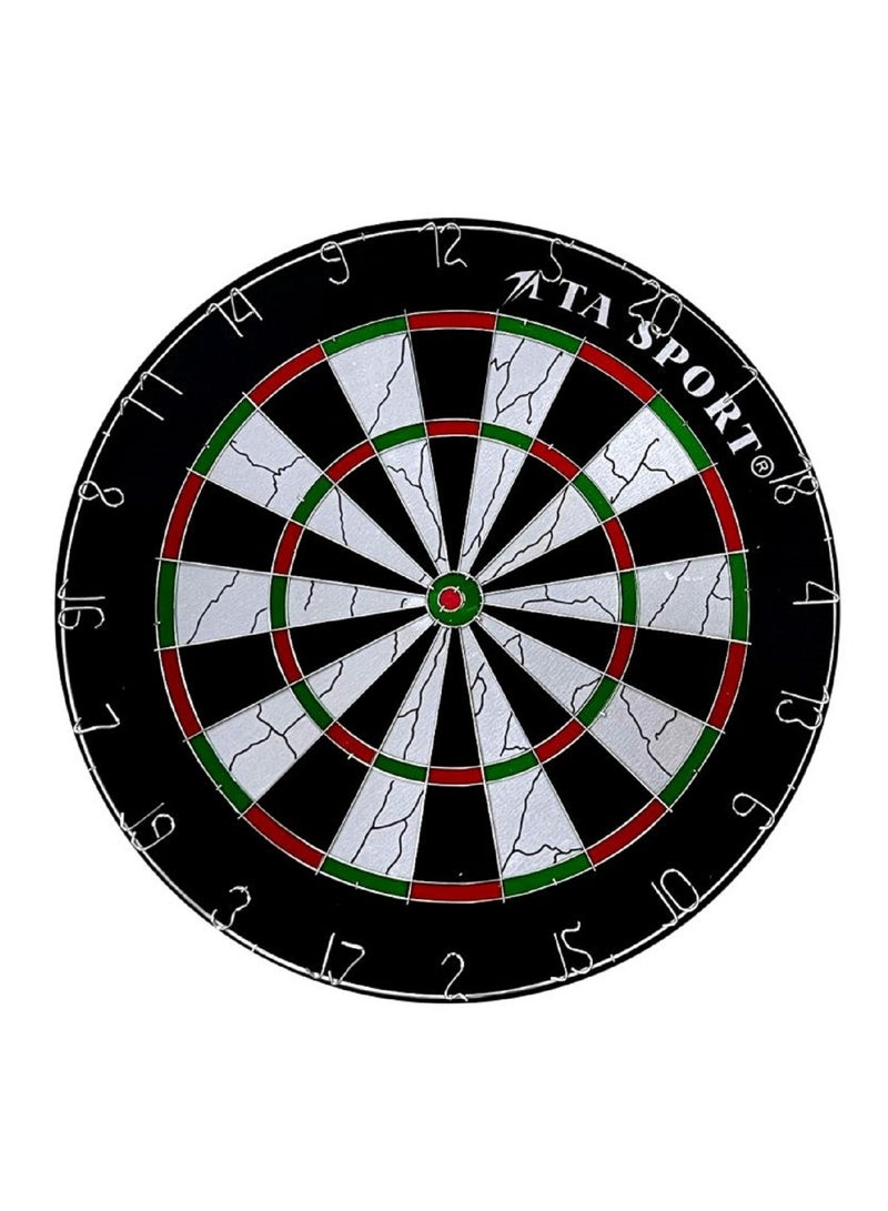 Ta Sport Flocked Dartboard With 2 Sides Game