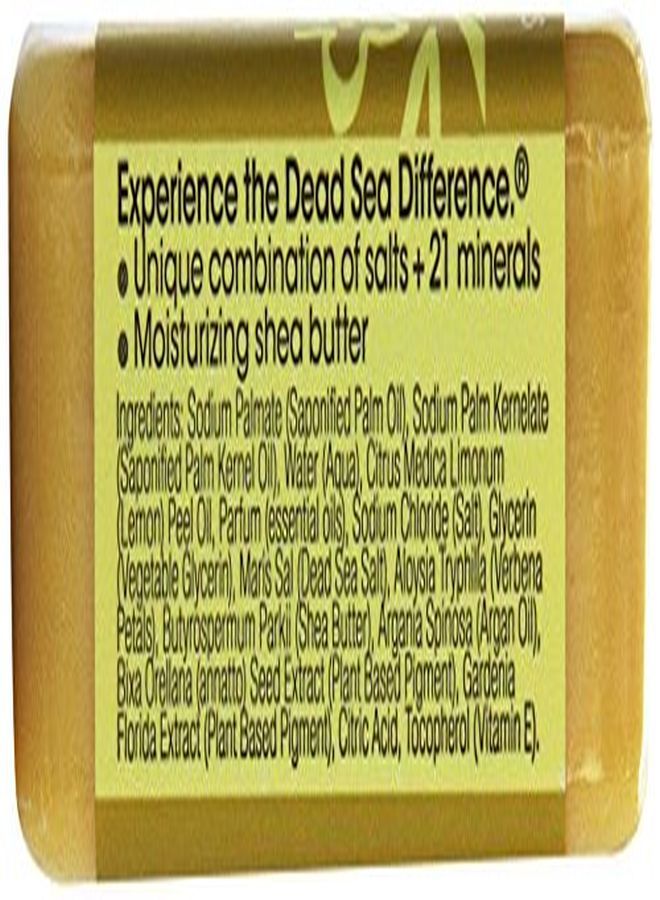 Dead Sea Mineral Bar Soap Lemon Verbena 7 Oz