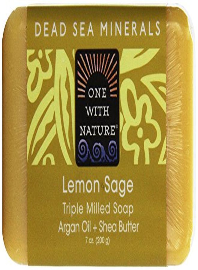 Dead Sea Mineral Bar Soap Lemon Verbena 7 Oz