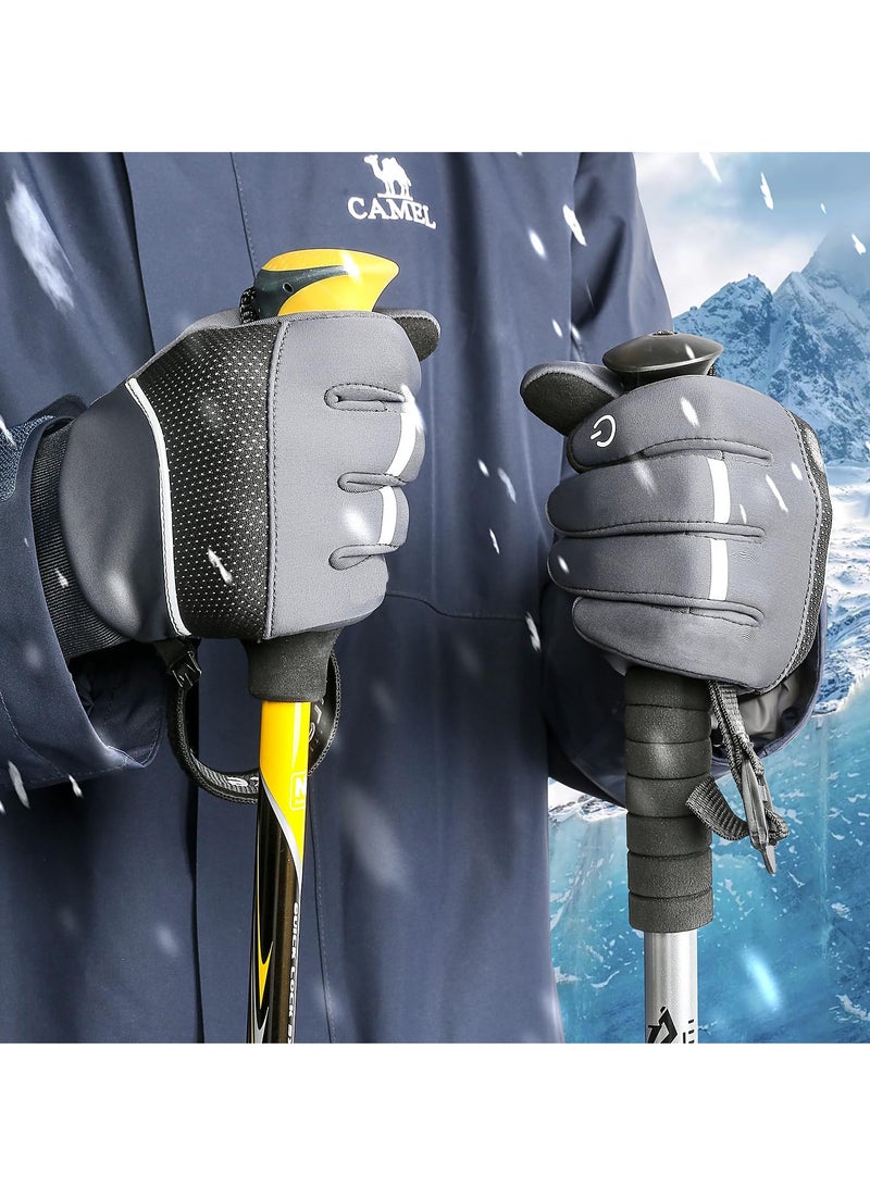 Winter Gloves - Waterproof, Thermal, Touchscreen Friendly for Outdoor Sports, Running, Biking, and Driving - Unisex Design for Men and Women