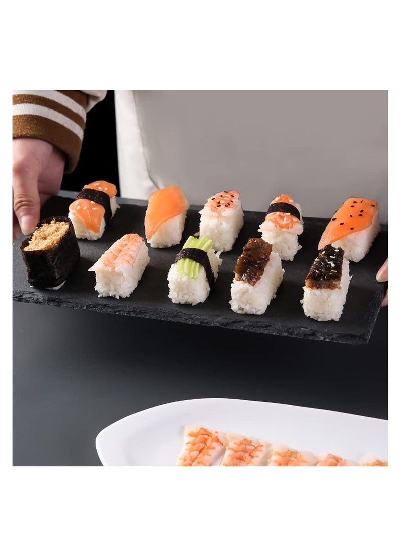 Rice Ball Mold, Mini Onigiri Sushi 10 in 1 Rectangular Maker, Mold Case Box Press Nigiri Bento for DIY Kitchen Tools