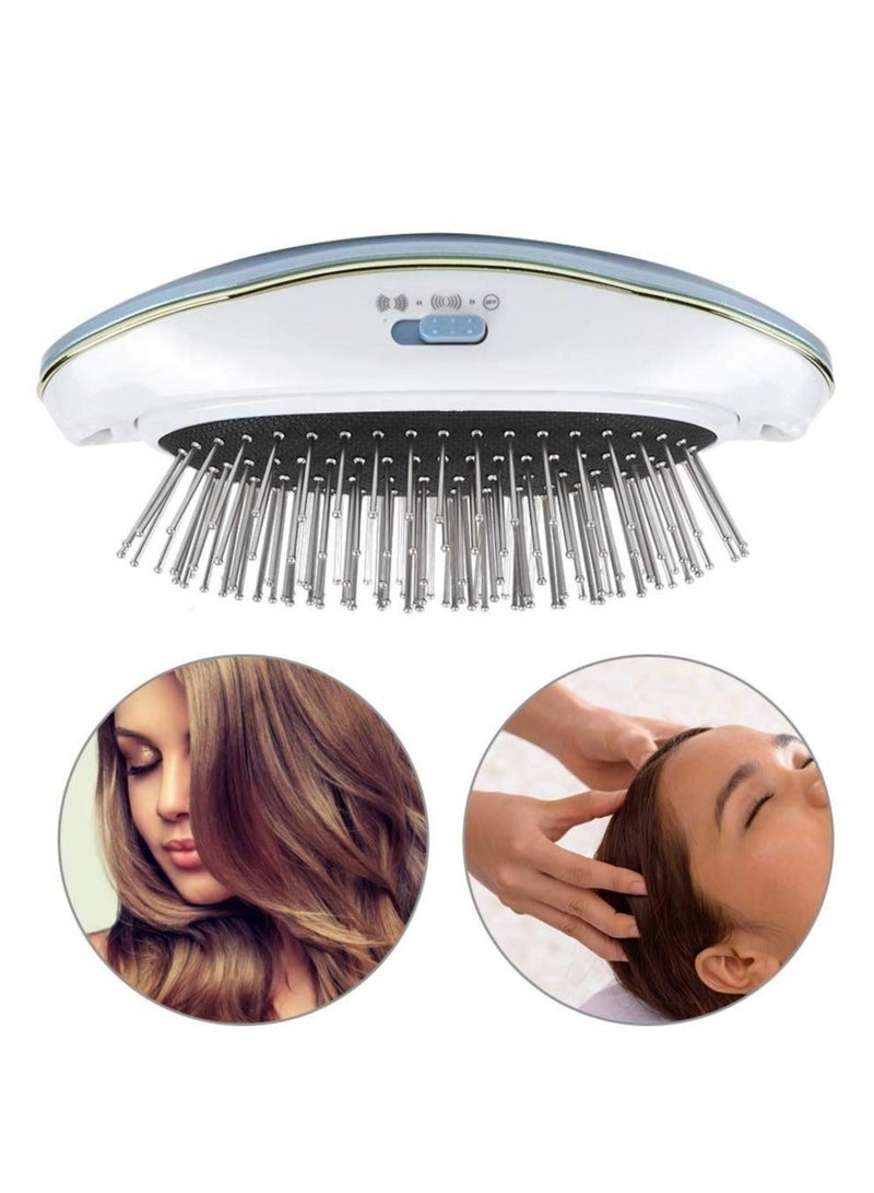 Head Massager for Vibration, Electric Massager, Portable Scalp Massage Comb, Anti-Static Relaxation Stress Relief Hair Scrubber Brush Household Mini