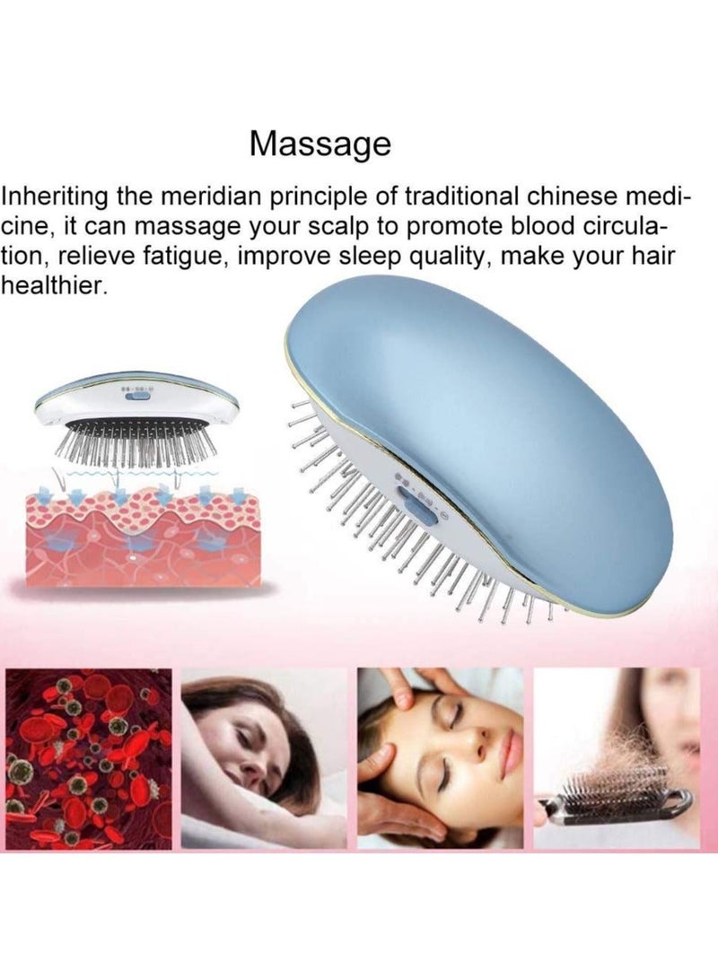 Head Massager for Vibration, Electric Massager, Portable Scalp Massage Comb, Anti-Static Relaxation Stress Relief Hair Scrubber Brush Household Mini