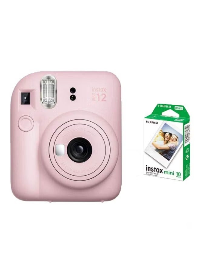 Instax Mini 12 Instant Film Camera With Pack Of 10 Films