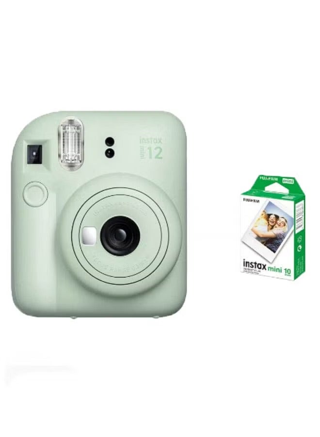 Instax Mini 12 Instant Film Camera With Pack Of 10 Films