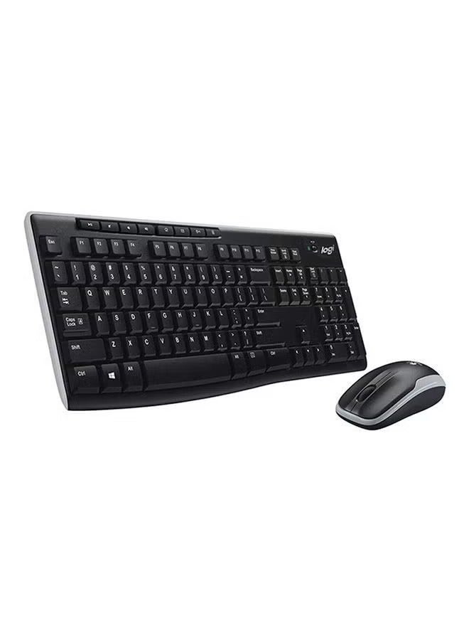 MK270 Wireless Keyboard And Mouse Black