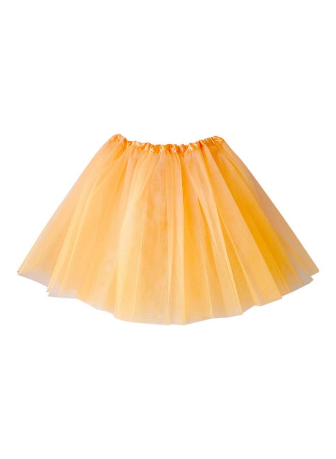 Short Dance Skirt Orange